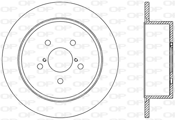 OPEN PARTS Тормозной диск BDR2470.10